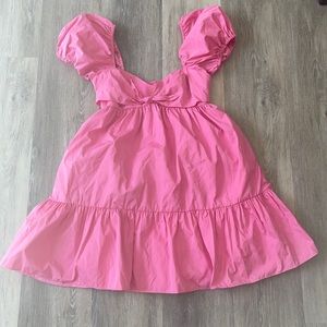 Hot pink babydoll dress size Medium
